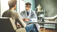 Врач консультирует пациента