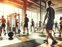 Групповая тренировка в зале