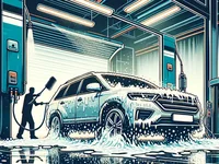 Мойка внедорожника пеной