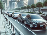 Пробка на городском проспекте