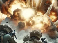 Солдаты перед взрывом