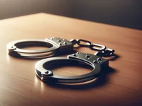 Наручники на столе