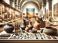 Древняя керамика в музее