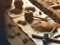 Глиняные сосуды и инструменты