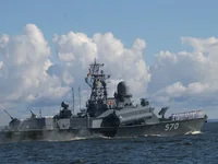Корвет 570 в море
