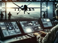 Управление боевым дроном