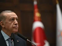 Эрдоган выступает с трибуны