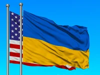 Флаги США и Украины