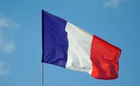 Развевающийся флаг Франции