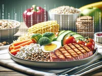 Сбалансированное здоровое блюдо