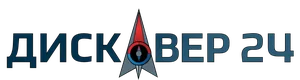 Discover24 темный логотип