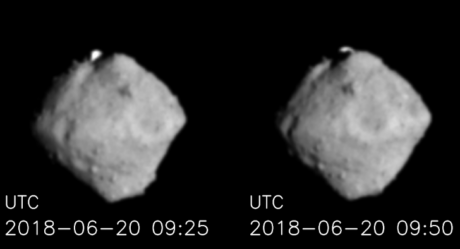 Зонд «Хаябуса-2» обнаружил таинственную гору на астероиде Рюгю